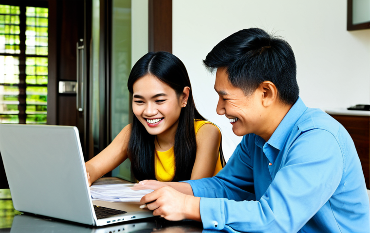 경제적 자유 달성을 위한 단계 - Family Budgeting**

Prompt: A Thai family (father, mother, child) sitting at a table in a modern Tha...